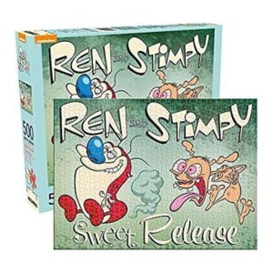 Aquarius Ren Stimpy Puzzle 500 piezas multicolor_1