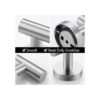 KES Gancho de toalla para baño soporte resistente para_5