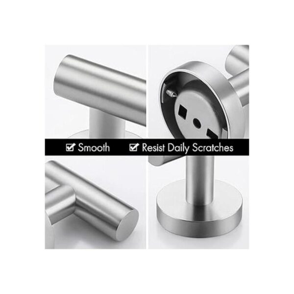 KES Gancho de toalla para baño soporte resistente para_5