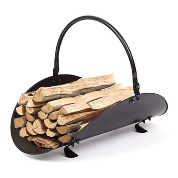 Rocky Mountain Goods Soporte para cesta de leña para