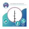 Cat Craft Level Up Cat 6 Level Plush Seagrass Cat_2