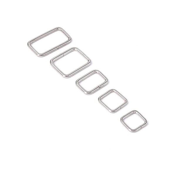 Swpeet 100 anillos rectangulares de metal surtidos_4