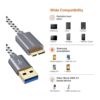 Cable USB 3.0 cable USB 3.0 A a Micro B compatible con