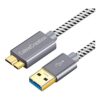 Cable USB 3.0 cable USB 3.0 A a Micro B compatible con