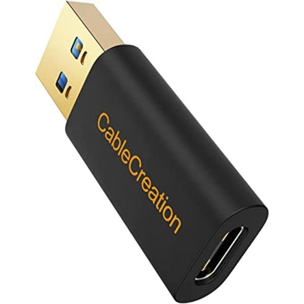 CableCreation Adaptador USB C hembra a USB macho adaptador