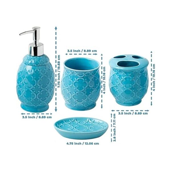 Comfify Designer Juego de 4 piezas de accesorios de baño