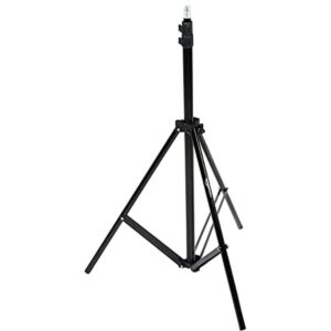 Soporte de trípode de fotografía con luz de aluminio con_1