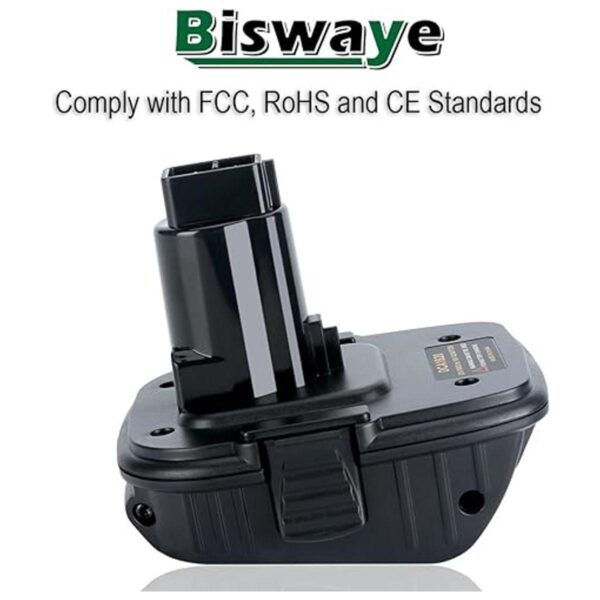 Biswaye Adaptador DCA1820 de 18 V a 20 V de repuesto para