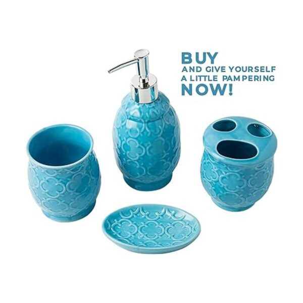 Comfify Designer Juego de 4 piezas de accesorios de baño