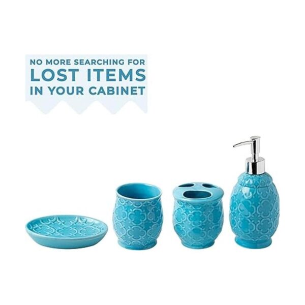 Comfify Designer Juego de 4 piezas de accesorios de baño