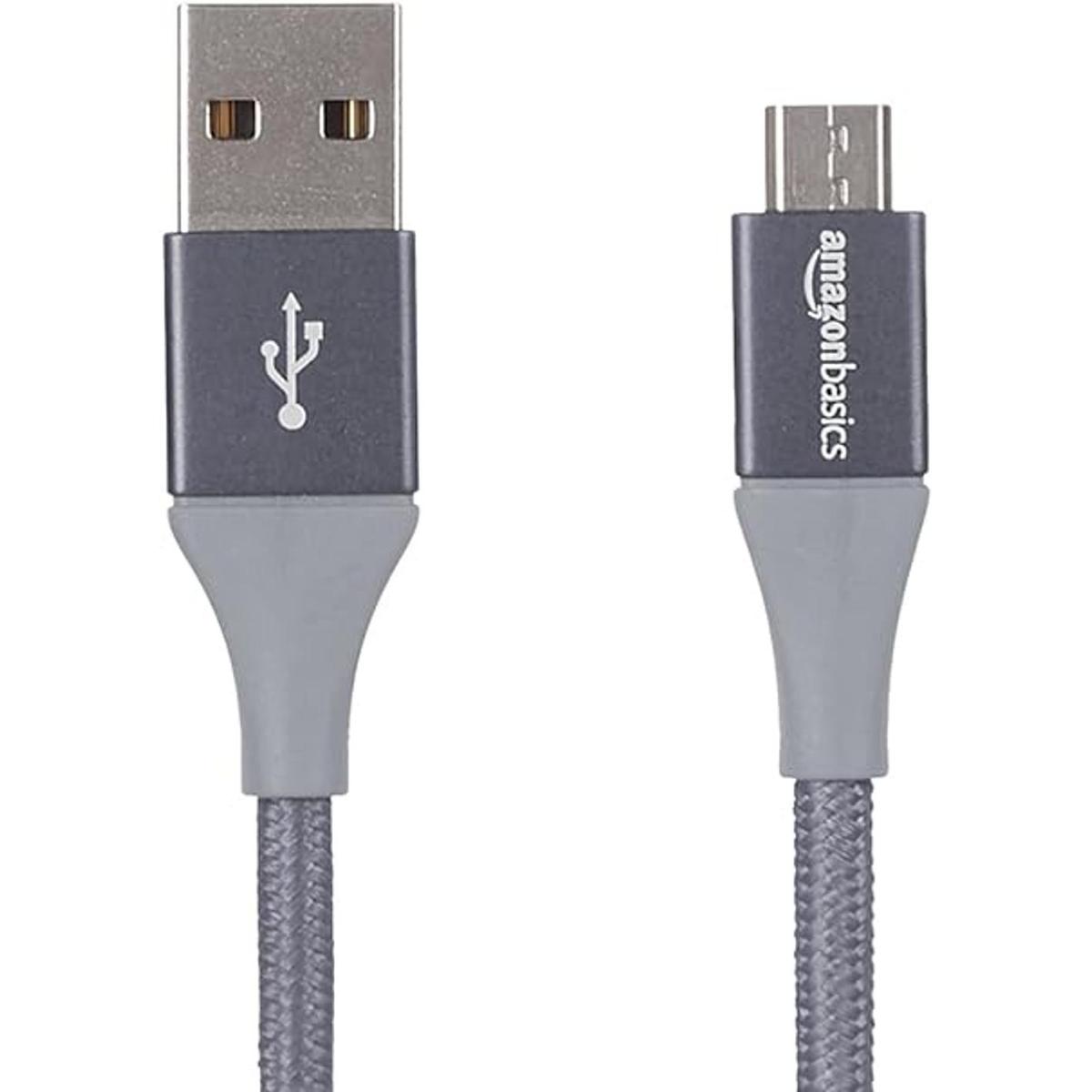 Cable de carga USB 2.0 A a micro B de nailon trenzado