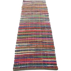 Chardin Home Alfombra chindi colorida de 100 algodón_1
