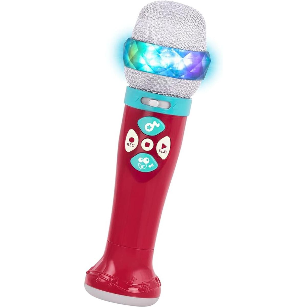 Battat Micrófono de espectáculo de luz musical micrófono
