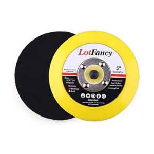 LotFancy Placa de soporte de gancho y bucle de 5.0 in