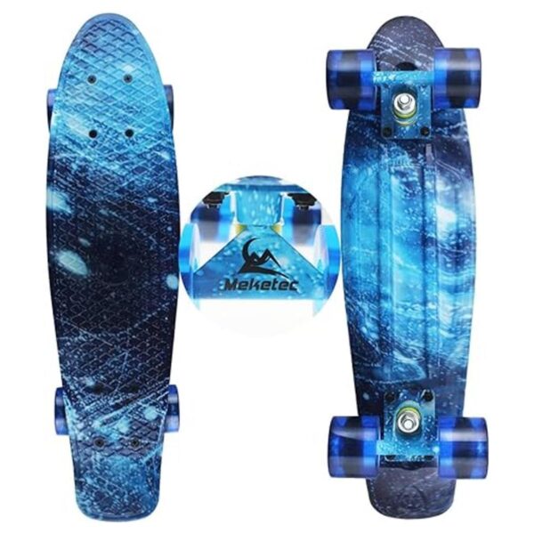 Meketec Skateboards Mini Cruiser Patineta 56 cm diseño_2