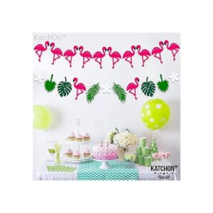 Guirnalda de flamenco de fieltro para decoraciones de