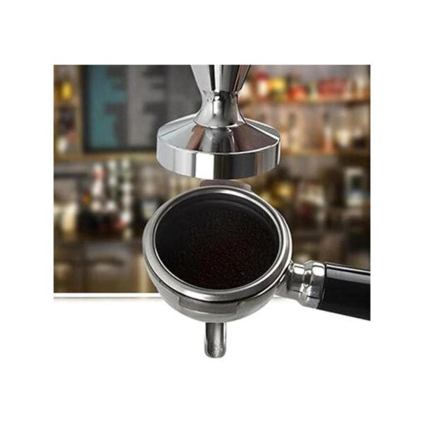 Prensador para café Barista Espresso 49 mm. Base grano de