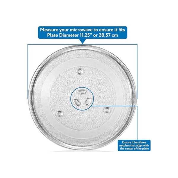 Impresa Placa de vidrio para microondas de 11 pulgadas_2