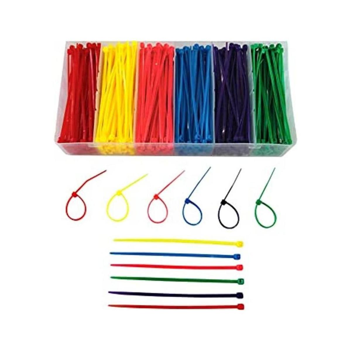 Bridas pequeñas de colores de 4 pulgadas multicolores