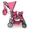 Exquisite Buggy Cochecito de muñeca individual con bolsa_2