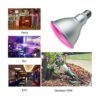 Bombilla LED de color E27 10W PAR30 RGB regulable 16