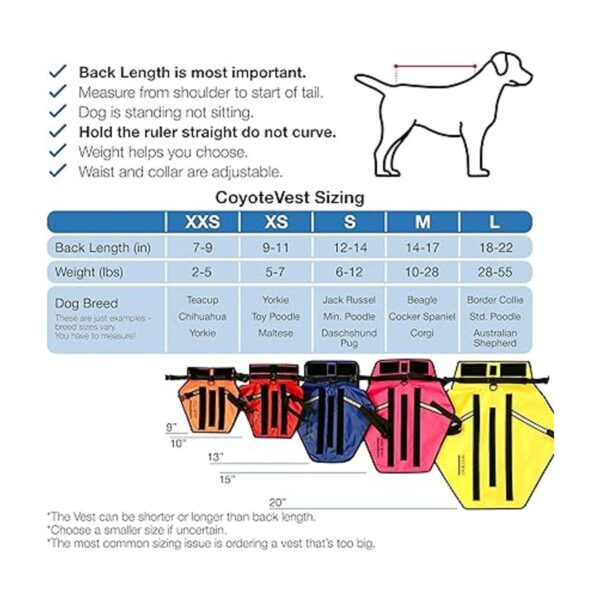 CoyoteVest Chaleco de protección con arnés para perro_3