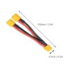 FLY RC 2 piezas XT60 paralelo conector de batería_5