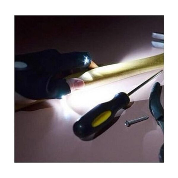 Linterna LED Guantes de Ciclismo 2 linterna LED antorcha