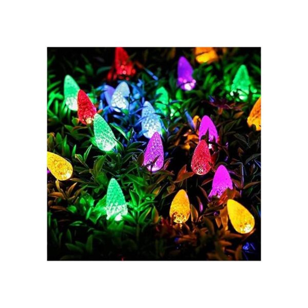 RECESKY Bombillas C6 de Navidad con temporizador 50 luces