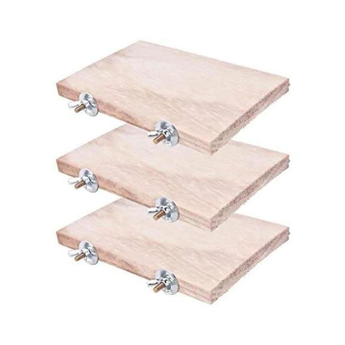 CoscosX 13 piezas de percha cuadrada de madera con