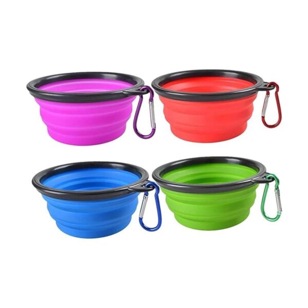 Cuencos plegables para perros perros y gatos cuencos de