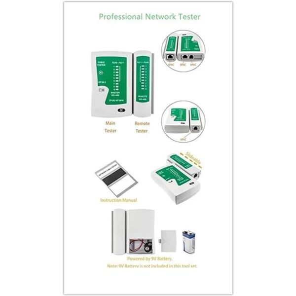 Gaobige Kit de herramientas de red para Cat5 Cat5e Cat6_4