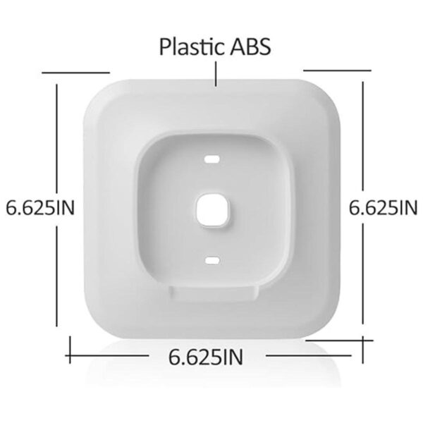 Cubierta de soporte de placa de pared para termostato