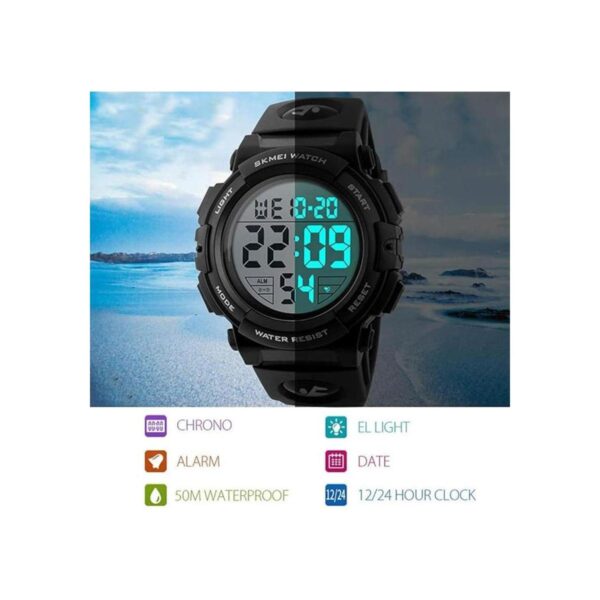 MASTOP Reloj digital para hombre esfera grande