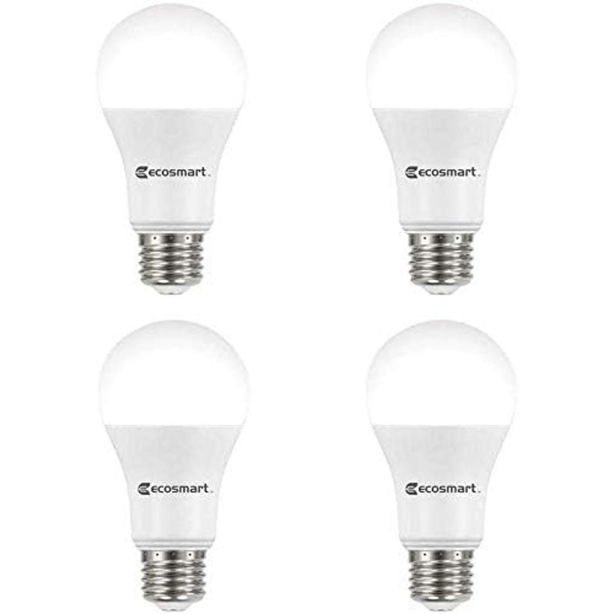 EcoSmart 4 Pack 2 Bombillas LED daylight 145 W A19 100