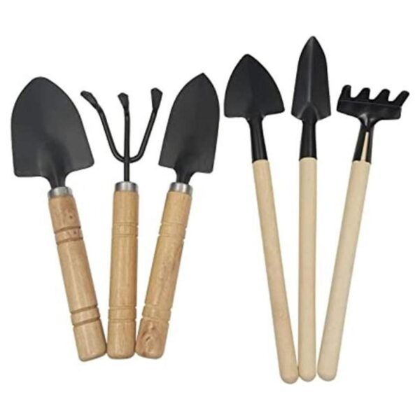 Juego de herramientas de jardinería 6 piezas Rastrillo