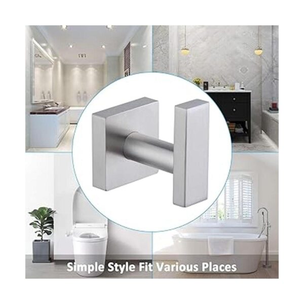 Gancho para toalla de baño ángulo simple SUS304 de acero