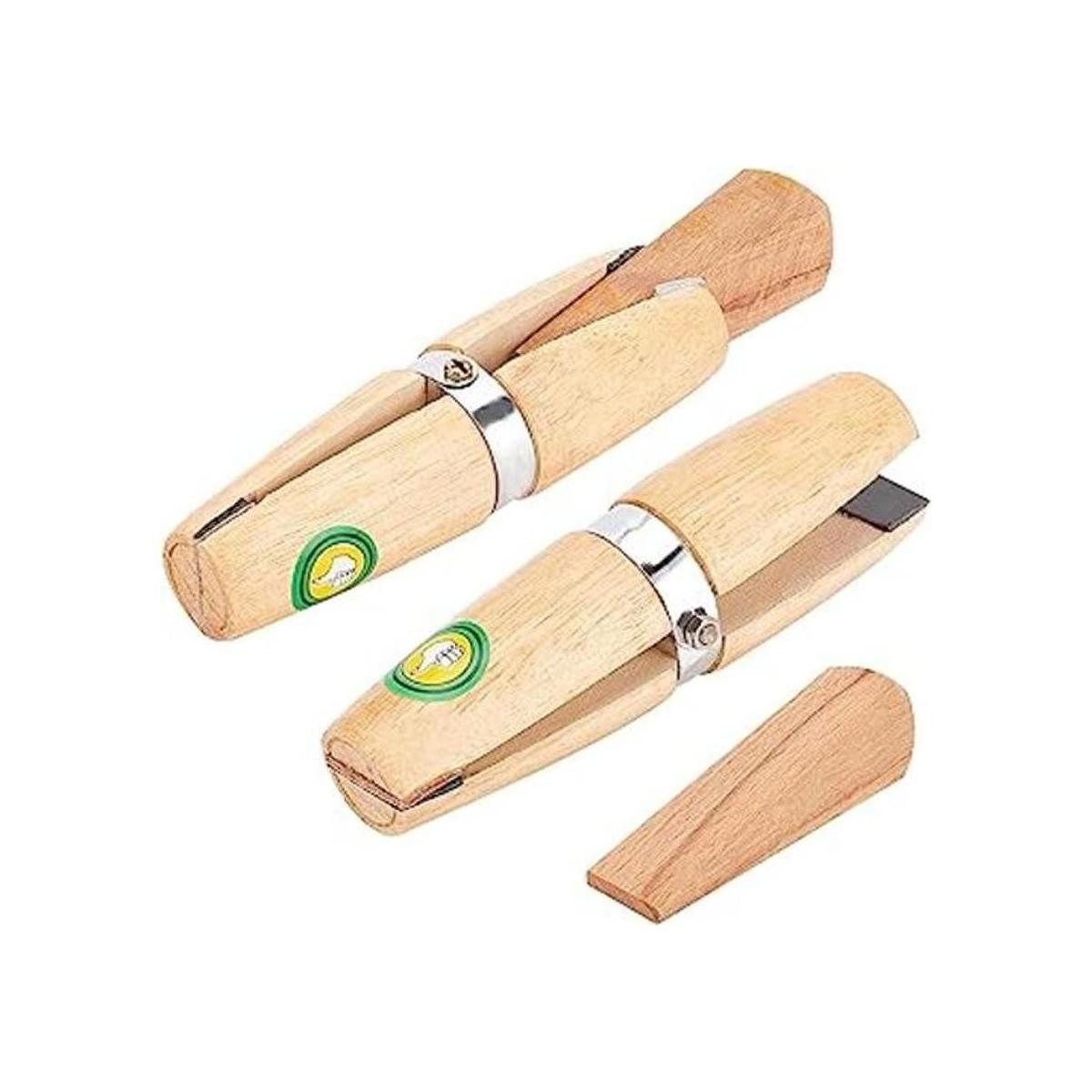 PH PandaHall Paquete de 2 abrazaderas de anillo de madera