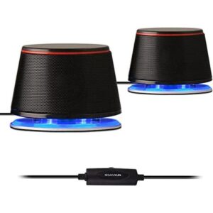 Sanyun Altavoces de computadora SW102 5 pulgadas de ancho_1