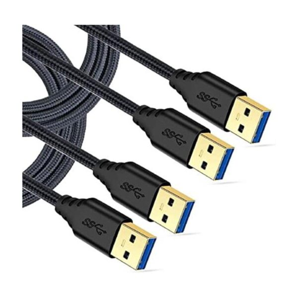 Besgoods Cable USB 3.0 macho a macho 2 unidades