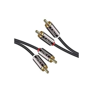 JD Cable RCA chapado en oro 2RCA macho a 2RCA macho de_1