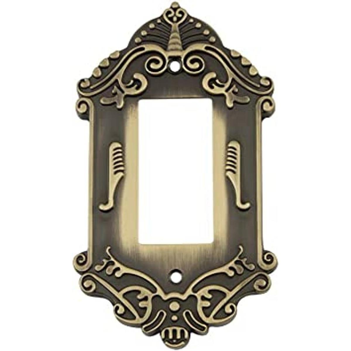 Nostálgico Warehouse Victoriano Switch Plate With Single