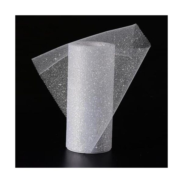 Rollo de cinta de tul brillante carrete de tul brillante_2