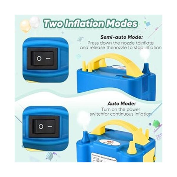 NuLink Balloon Pump Electric Portable Dual Nozzle Balloon_5