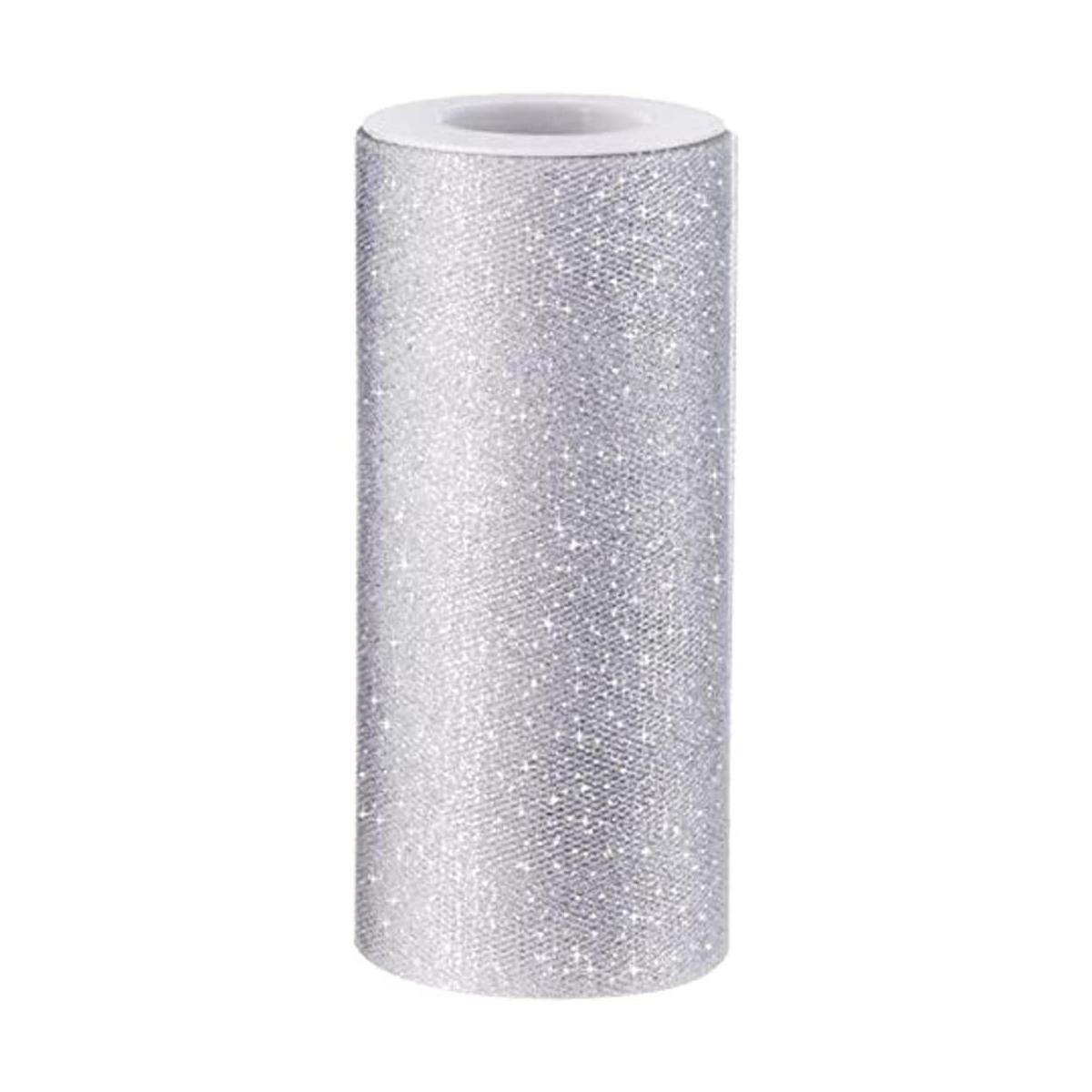 Rollo de cinta de tul brillante carrete de tul brillante