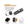 Linternas de luz negra USB recargable portátil 395nm_5