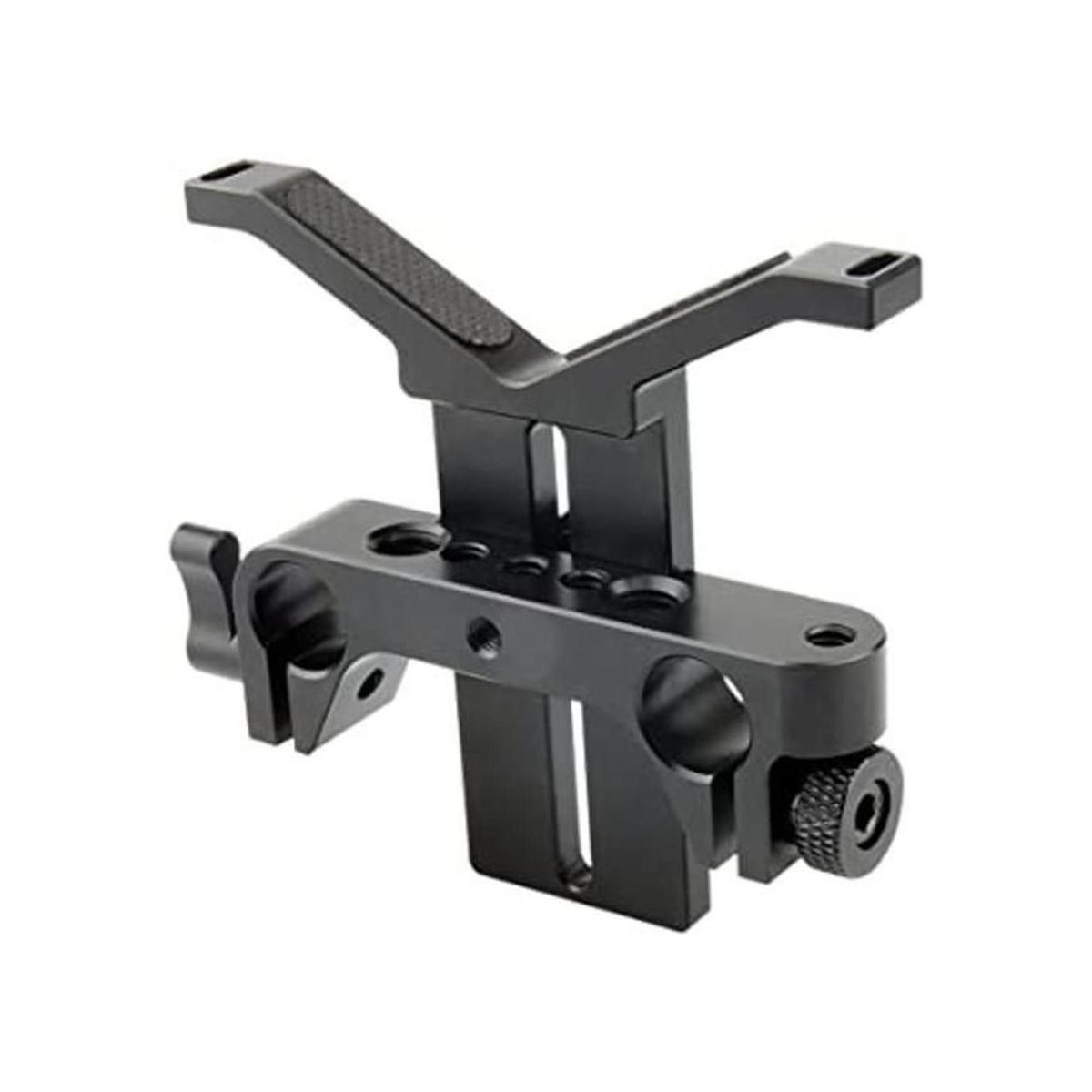 NICEYRIG Soporte de lente largo ajustable con abrazadera