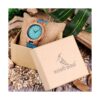 BOBO BIRD Reloj de madera de bambú para hombre y mujer con_2