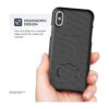 Funda con clip para cinturón para iPhone X DuraClip Slim_2
