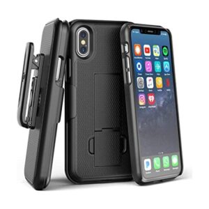 Funda con clip para cinturón para iPhone X DuraClip Slim_1